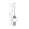 Подвесной светодиодный светильник Maytoni Pattern MOD267PL-L28CH3K