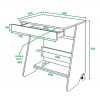 Стол письменный Домино СК-7