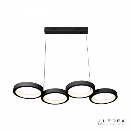 Люстра подвесная светодиодная iLedex 9004-4-D BK
