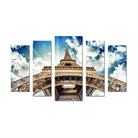Модульная картина "Небо Парижа" 70х120 Ш223