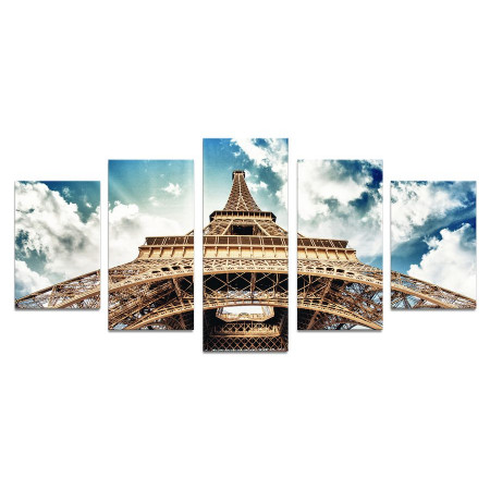 Модульная картина "Небо Парижа" 110х50 К424