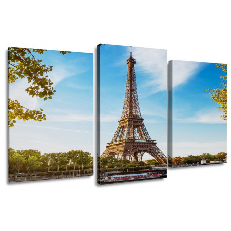 Модульная картина "Париж,Эйфелева башня" 100х60 S439
