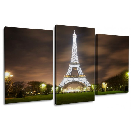 Модульная картина "Ночной Париж" 100х60 S247