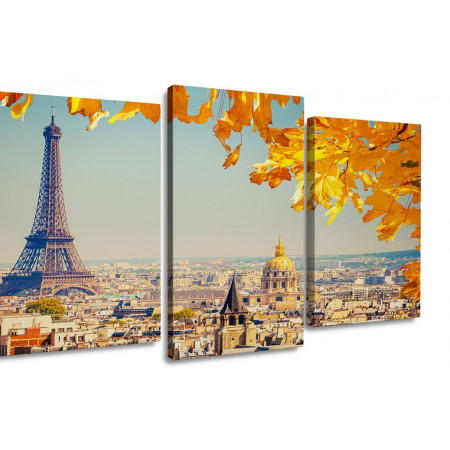 Модульная картина "Париж осенью" 100х60 S128