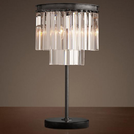 Настольная лампа BLS 30015 1920s Odeon Glass Fringe Chandelier