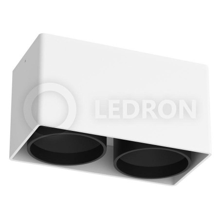 Точечный светильник LEDRON KEA 2ED-GU10 WHITE/BLACK