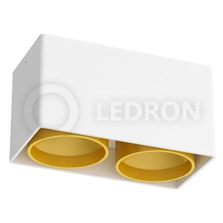 Точечный светильник LEDRON KEA 2ED-GU10 WHITE/GOLD