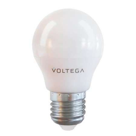 Лампа светодиодная Voltega E27 7W 4000К матовая VG2-G45E27cold7W 7053