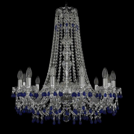 Подвесная люстра Bohemia Ivele 1410/12/240/h-74/Ni/V3001