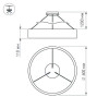 Подвесной светодиодный светильник Arlight SP-Tor-Ring-Hang-R600-42W Day4000 023394(1)