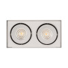 Потолочный светодиодный светильник Arlight SP-Cubus-S100x200WH-2x11W Day White 40deg 023083