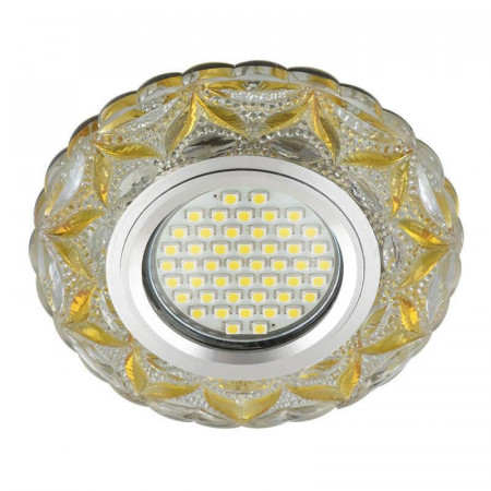 Встраиваемый светильник Fametto Luciole DLS-L149 Gu5.3 Glassy/Light Gold