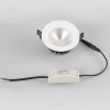 Встраиваемый светодиодный светильник Arlight LTD-105WH-Frost-9W Warm White 110deg 021067