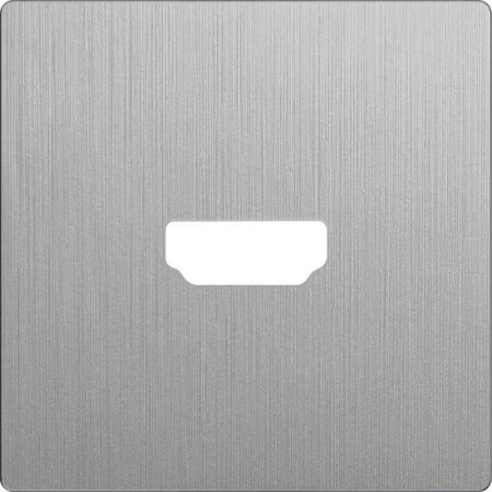 Накладка Werkel для розетки HDMI серебряный рифленый WL09-HDMI-CP 4690389128318