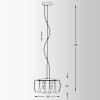 Подвесной светильник Zumaline Crystal P0076-03E-F4FZ