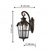 Уличный настенный светильник Favourite Bristol 2036-1W