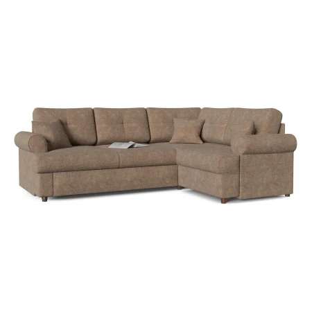 Угловой диван-кровать Мирта (Милфорд) Дельфин / Диваны / Мягкая мебель