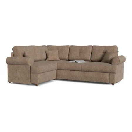 Угловой диван-кровать Мирта (Милфорд) Дельфин / Диваны / Мягкая мебель