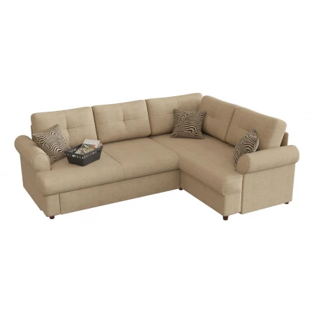 Угловой диван-кровать Мирта (Милфорд) Дельфин / Диваны / Мягкая мебель