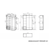 Шкаф платяной Мебелайн-13 Шкаф платяной Мебелайн-13