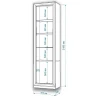 Шкаф-витрина Нобиле ВтВ-ФСД-БЯН Шкаф-витрина Нобиле ВтВ-ФСД-БЯН