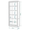 Шкаф-витрина Нобиле ШВтВ-ФСД-ФГК Шкаф-витрина Нобиле ШВтВ-ФСД-ФГК