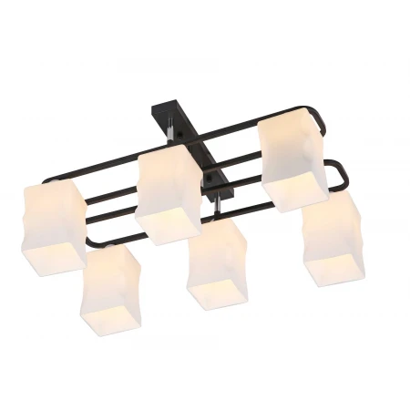 06595/6 BLACK+CHROME (2) Люстра (RL) 