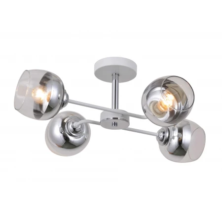 74524/4 CHROME+WHITE (2) Люстра (RL) 