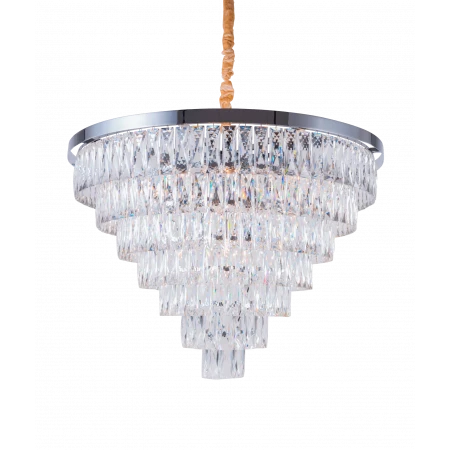 2431R/18A CHR+CL (1) Люстра (в 2-х коробках) NW