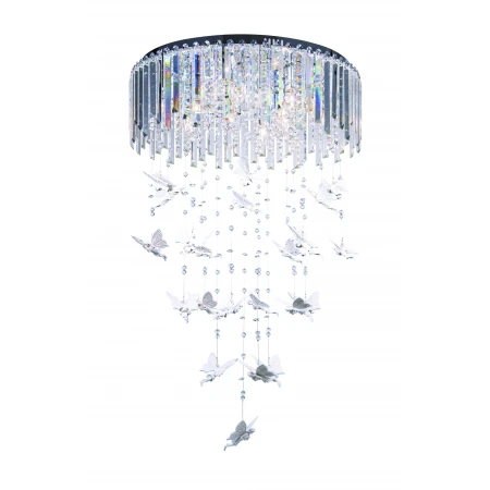 5648R/12A CHROME+CLEAR (1) Люстра NW 