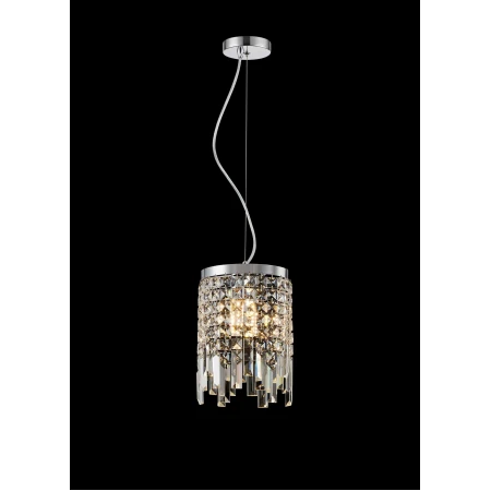 F7-ф200*H320 CHROME (1) Подвесной светильник (NW)