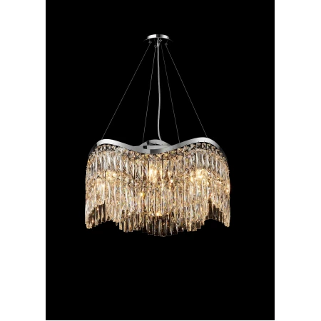 NW077-ф600*H320 CHROME (1) Люстра NW