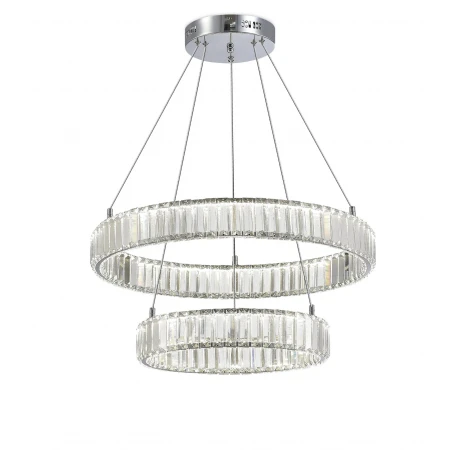 D2107-DW-4+6 CHROME (1) Люстра NW