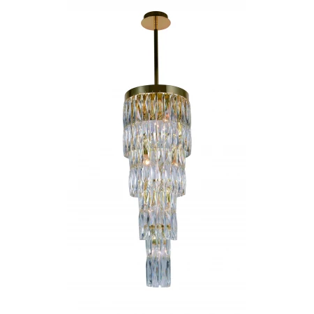 2774E/9A GOLD+CLEAR (1) Люстра NW 
