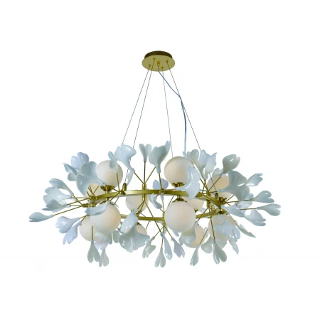 5747A/12 SPRAY PAINT BRASS+WHITE (1) Люстра NW