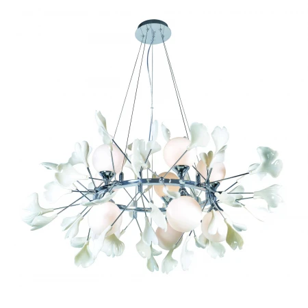 5747R/10 CHROME+WHITE (1) Люстра NW