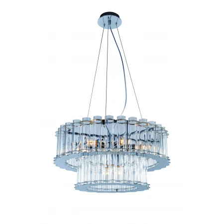 5760R/6+3 CHROME+CLEAR (1) Люстра NW