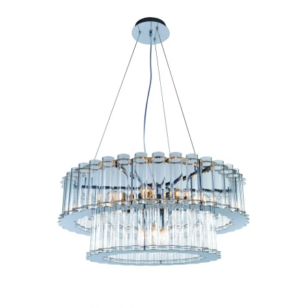 5760R/9+3 CHROME+CLEAR (1) Люстра NW