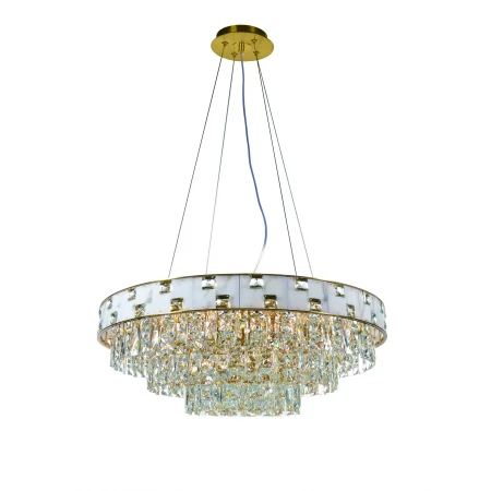 5776P/18A PLATING BRASS+CLEAR (1) Люстра (в 2-х коробках) NW