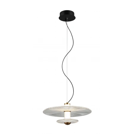 8443MDM-2M BK+GD BLACK+CLEAR (1) Люстра NW 