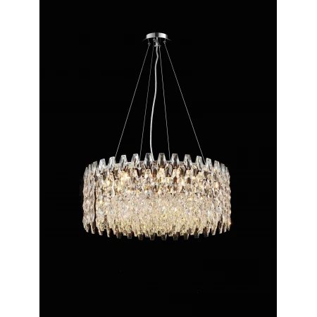 E89-ф600*H240 CHROME (1) Люстра NW 