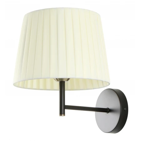 6047AWL ANTIQUE BRASS+MATT BLACK+BEIGE (1) Настенный светильник NW 