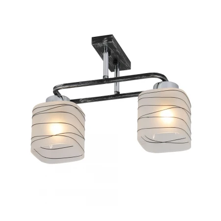 07421/2 BLACK+SILVER+CHROME (4) Люстра (RL) 