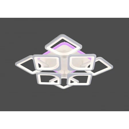 A3011/4+4S WT+RGB (1) Люстра M (RL) 