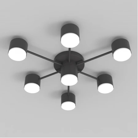 CL-BLACK DOT-R001-GX53*7 BK (1) Люстра NW