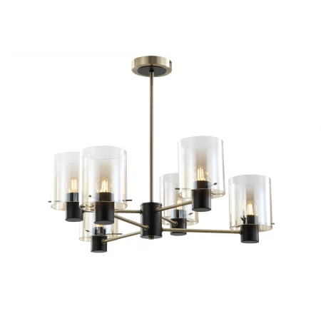 15600STD/6 BK+AB (1) Люстра NW 