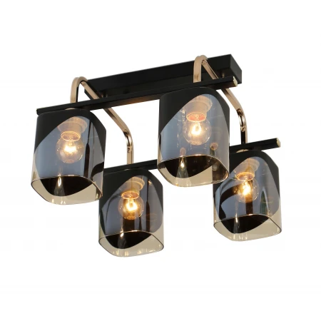 07212/2+2 BLACK+GOLD (2) Люстра (RL) 