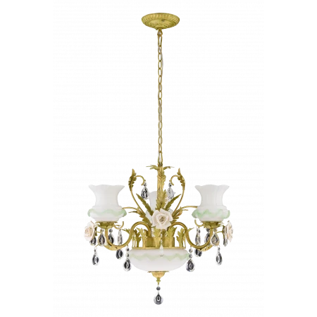 0971/3+2 GREEN GOLD (1) Люстра 