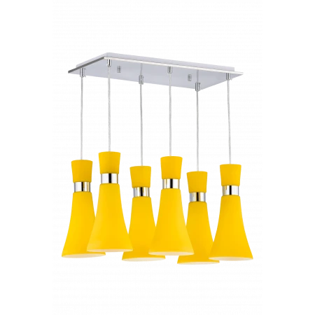 2973/6 YELLOW (1) ЛЮСТРА 