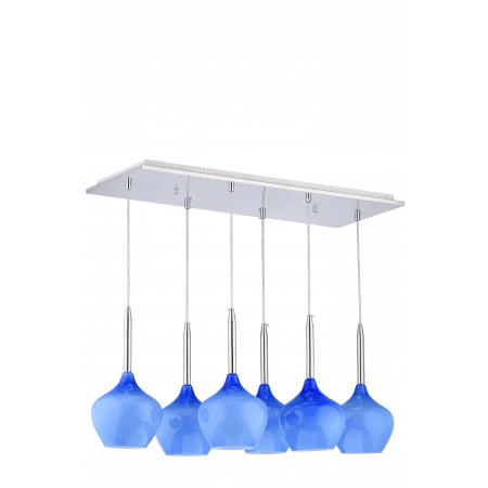 5068/6L BLUE (1) Люстра 